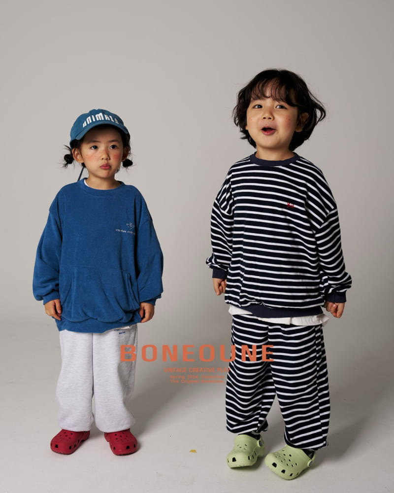 Boneoune - Korean Children Fashion - #stylishchildhood - Simply Sweatshirt - 6