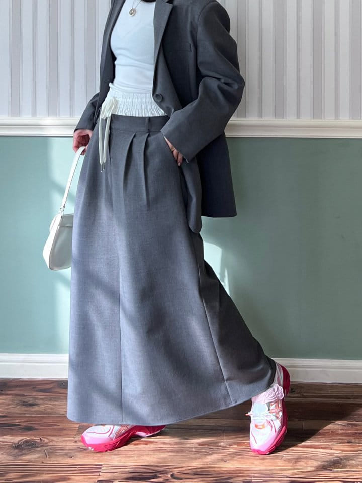 Bricklane - Korean Women Fashion - #womensfashion - Double Obi Skirt - 8