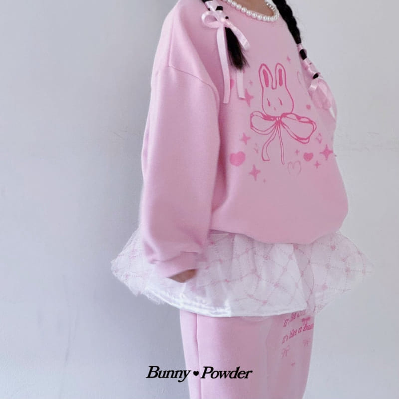 Bunny Powder - Korean Children Fashion - #childofig - Ribbon Bunny Sweatshirt - 2