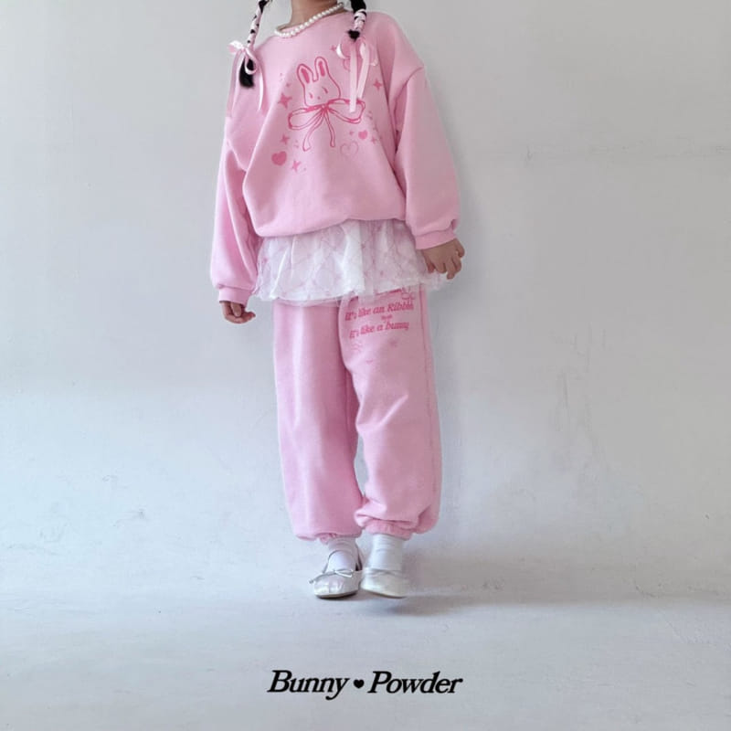 Bunny Powder - Korean Children Fashion - #childofig - Ribbon Bunny Sweatshirt - 4