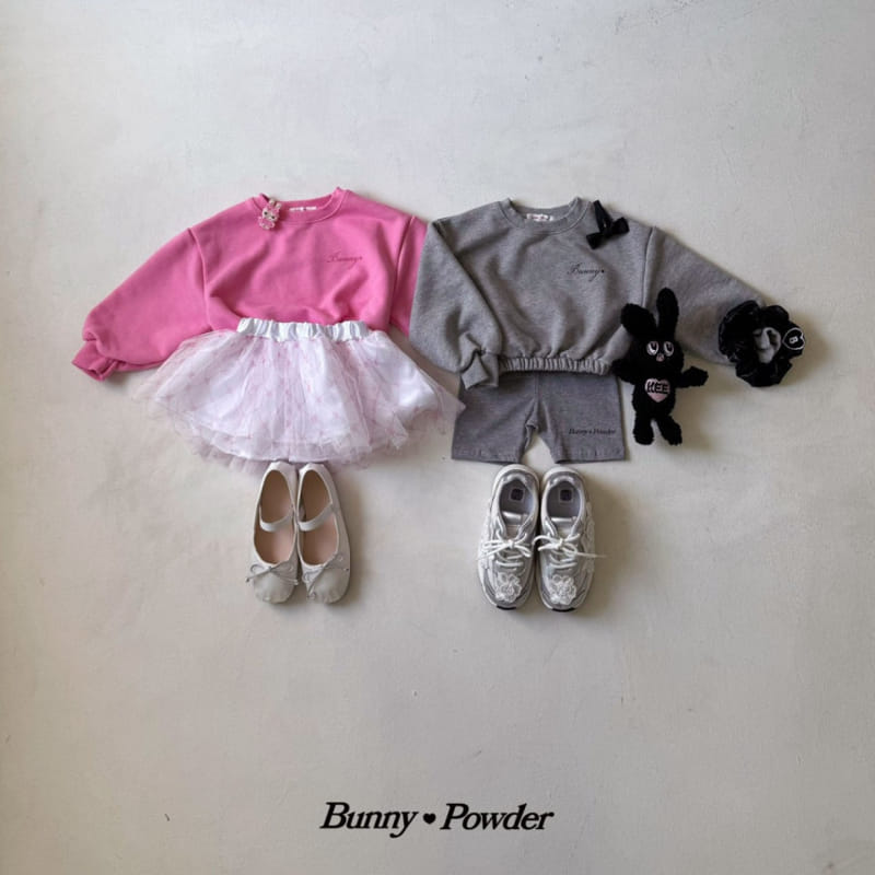 Bunny Powder - Korean Children Fashion - #designkidswear - Bunny Crop Sweatshirt - 8