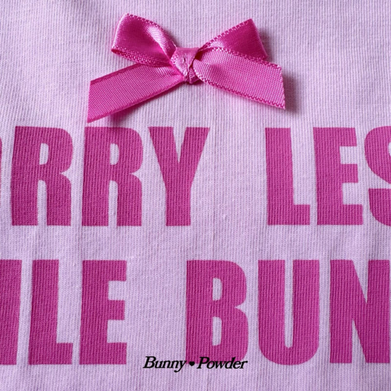 Bunny Powder - Korean Children Fashion - #discoveringself - Smile Tee - 5