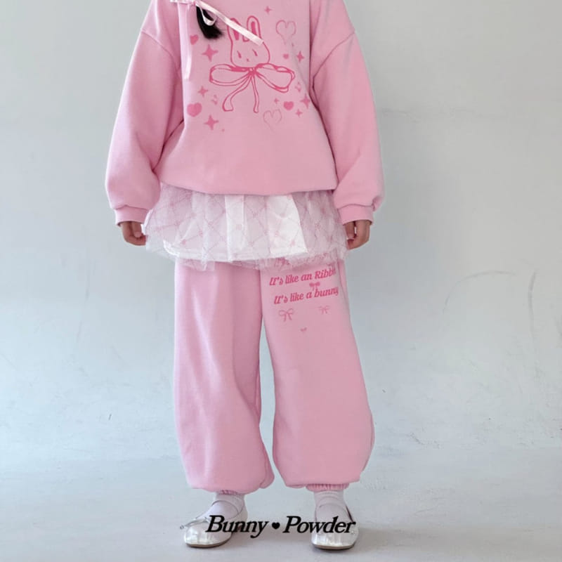 Bunny Powder - Korean Children Fashion - #discoveringself - Ribbon Bunny Sweatshirt - 6