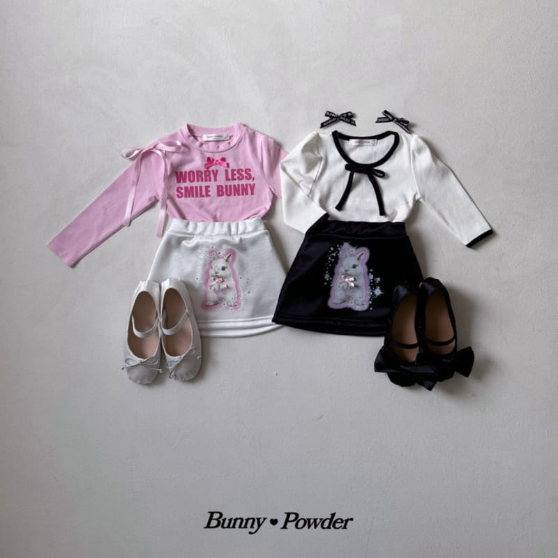 Bunny Powder - Korean Children Fashion - #kidzfashiontrend - Smile Tee - 9