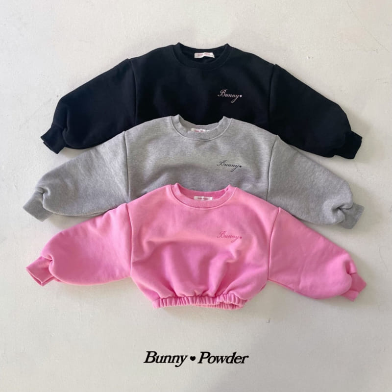 Bunny Powder - Korean Children Fashion - #littlefashionista - Bunny Crop Sweatshirt