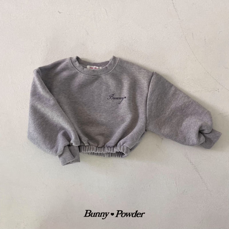 Bunny Powder - Korean Children Fashion - #minifashionista - Bunny Crop Sweatshirt - 3