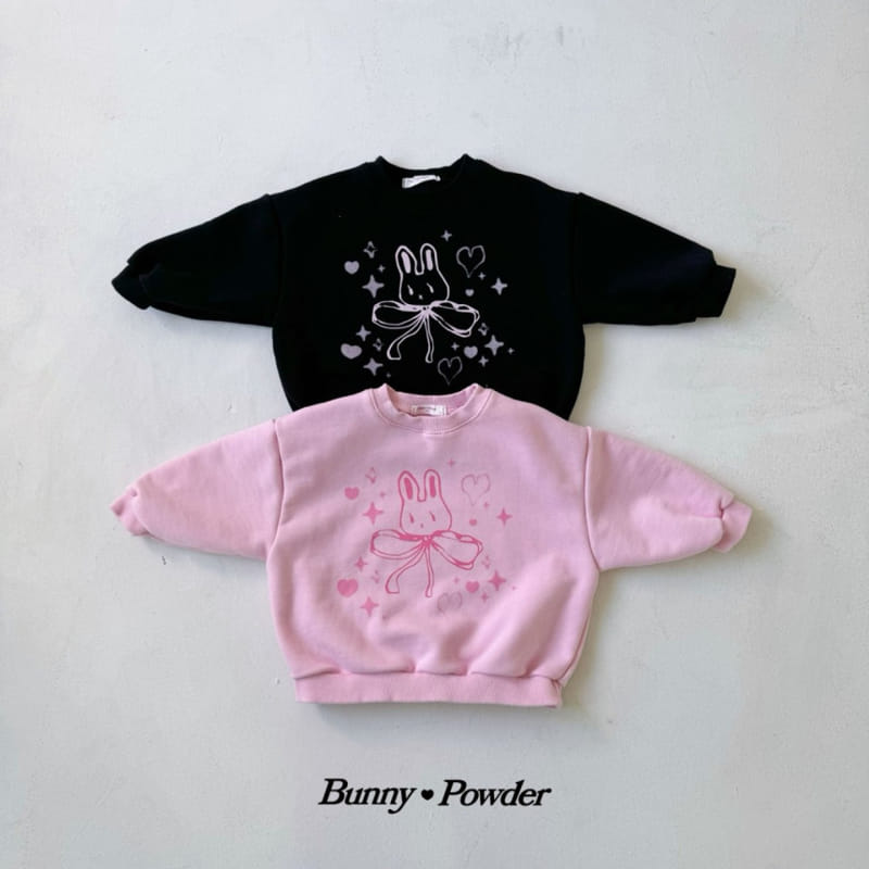 Bunny Powder - Korean Children Fashion - #prettylittlegirls - Ribbon Bunny Sweatshirt