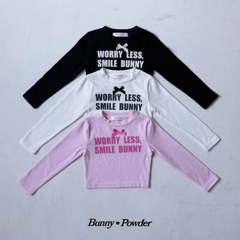 Bunny Powder - Korean Children Fashion - #stylishchildhood - Smile Tee