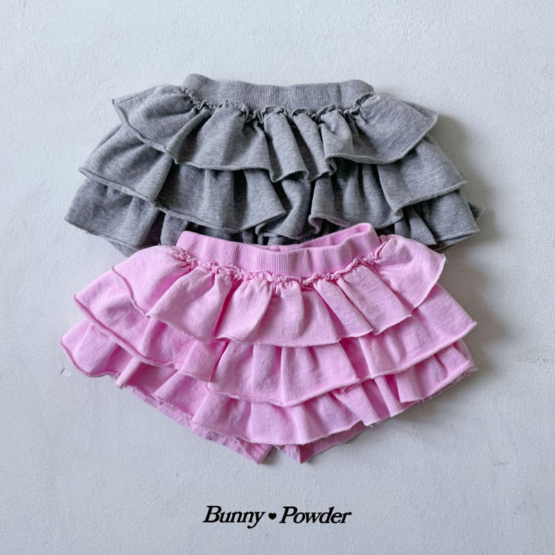 Bunny Powder - Korean Children Fashion - #toddlerclothing - Barbi Kan Kang Skirt Pants