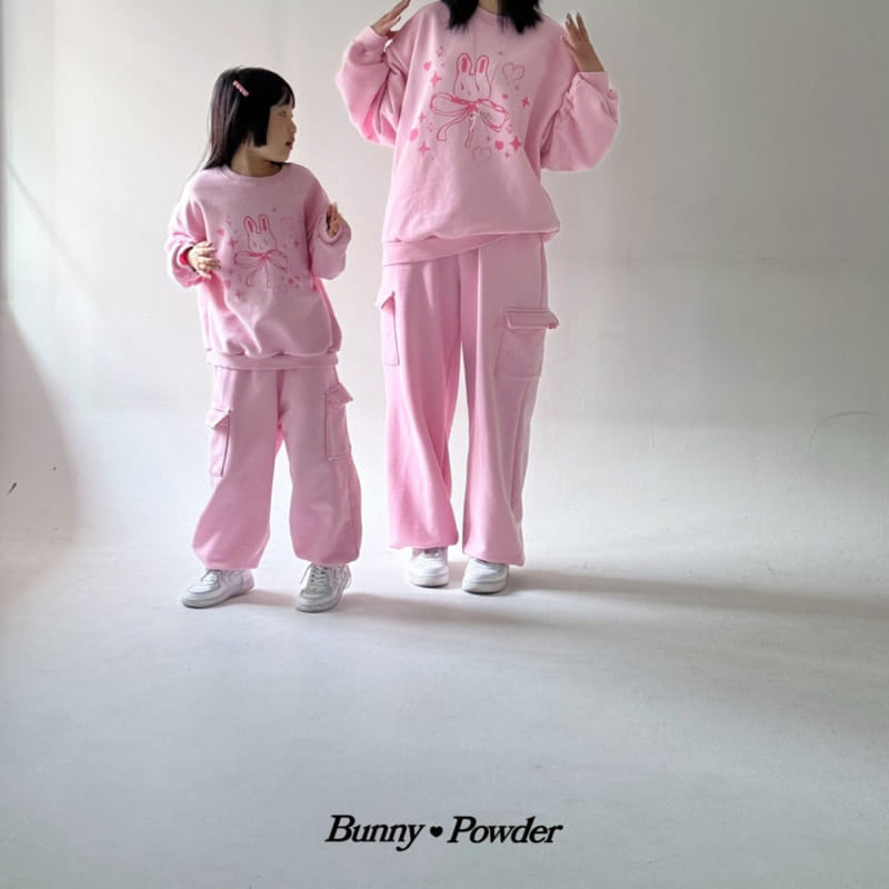 Bunny Powder - Korean Women Fashion - #momslook - Adult Ribbon Bunny Sweatshirt - 4