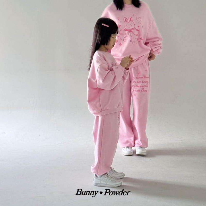 Bunny Powder - Korean Women Fashion - #romanticstyle - Adult Ribbon Bunny Sweatshirt - 10