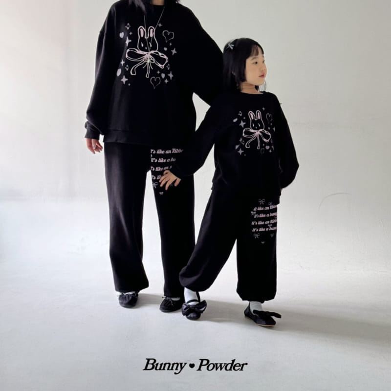 Bunny Powder - Korean Women Fashion - #shopsmall - Adult Ribbon Bunny Sweatshirt - 11