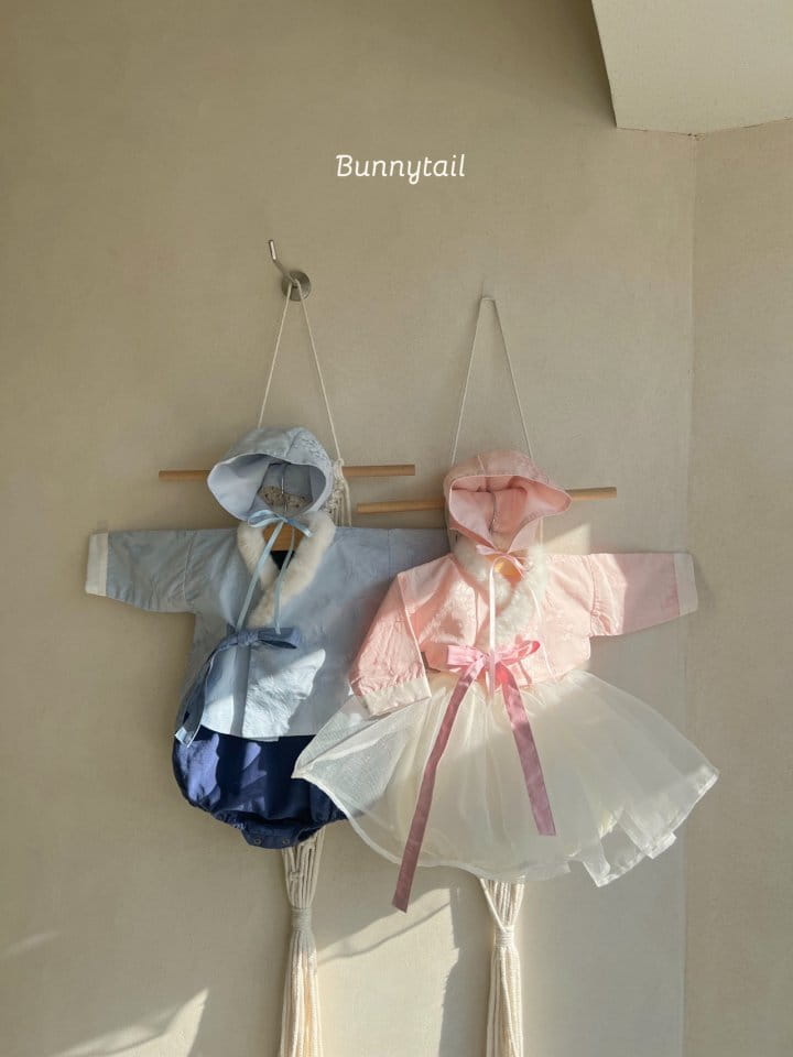 Bunnytail - Korean Baby Fashion - #babyclothing - Hanbok Yeon Hwa Girl Bebe Top Bottom Set - 10