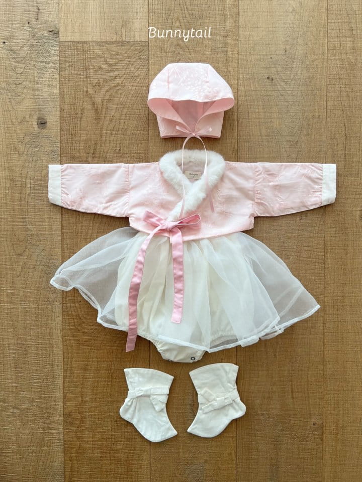 Bunnytail - Korean Baby Fashion - #babyfashion - Hanbok Yeon Hwa Girl Bebe Top Bottom Set - 11