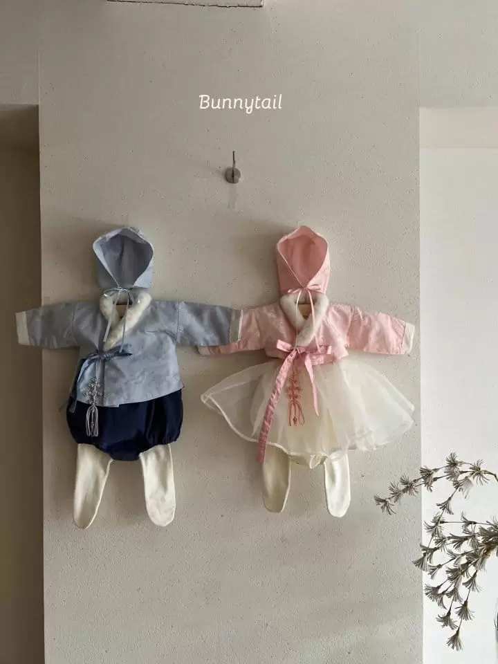 Bunnytail - Korean Baby Fashion - #babylifestyle - Hanbok Yeon Hwa Bonnet Hat - 2