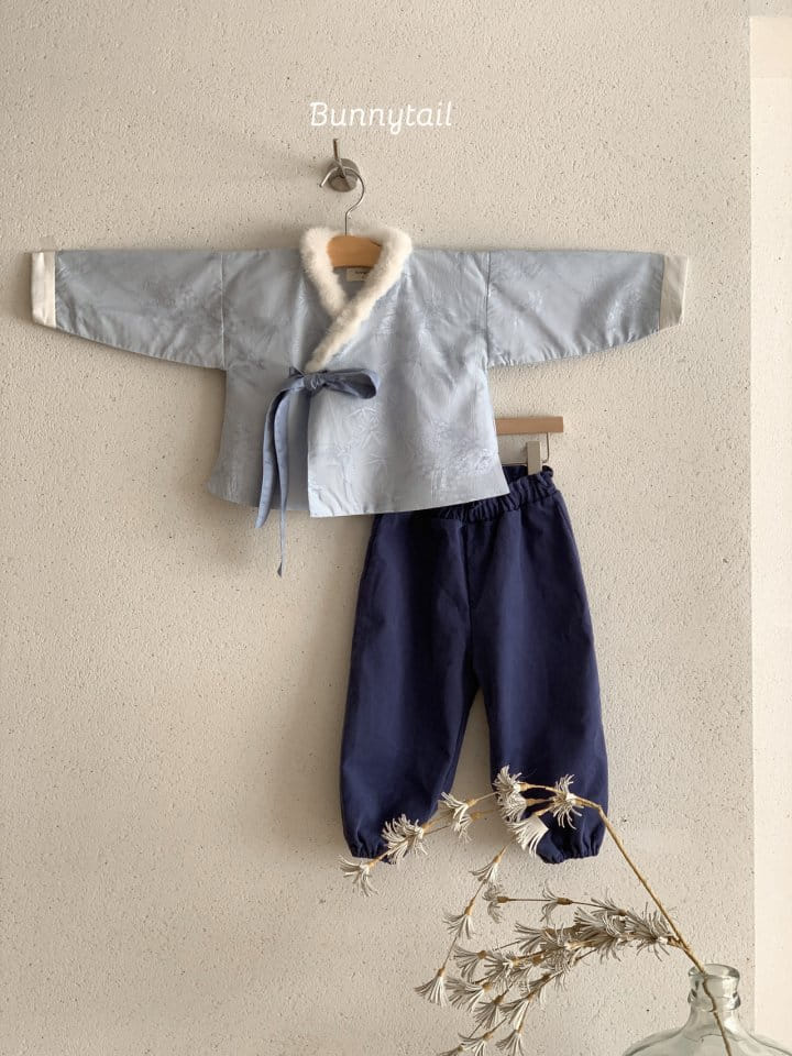 Bunnytail - Korean Baby Fashion - #babywear - Hanbok Yeon Hwa Boy Top Bottom Set - 3