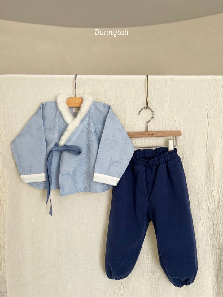 Bunnytail - Korean Baby Fashion - #onlinebabyshop - Hanbok Yeon Hwa Boy Top Bottom Set - 5