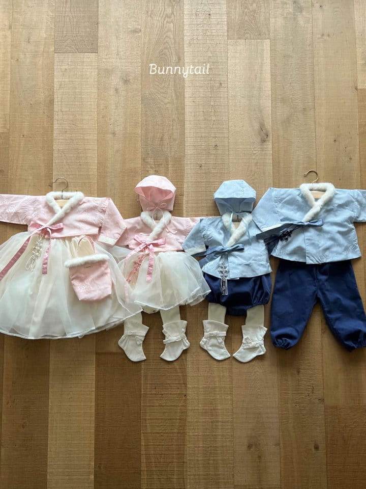 Bunnytail - Korean Baby Fashion - #smilingbaby - Hanbok Yeon Hwa Boy Top Bottom Set - 6