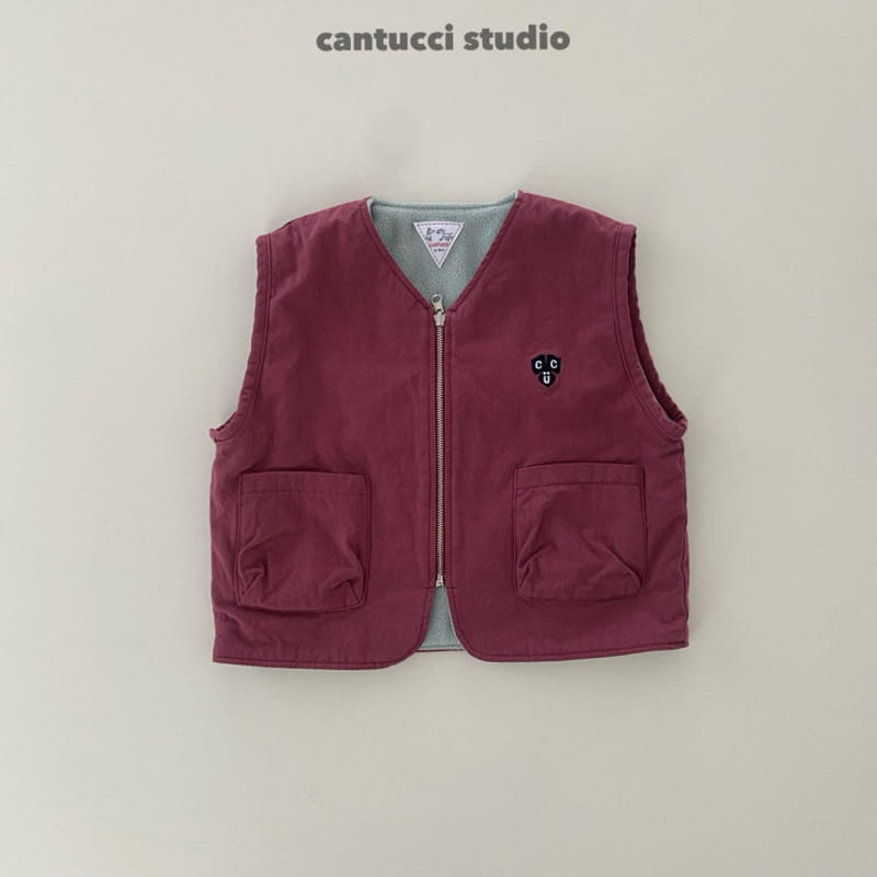 Cantucci Studio - Korean Children Fashion - #childofig - Dino Reversible Vest - 4