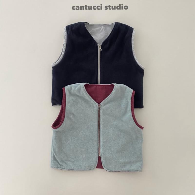 Cantucci Studio - Korean Children Fashion - #discoveringself - Dino Reversible Vest - 6