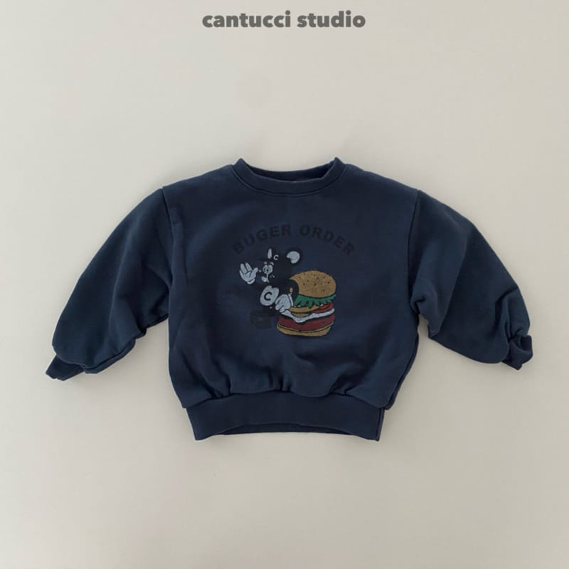 Cantucci Studio - Korean Children Fashion - #kidsshorts - Burger Sweatshirt - 3