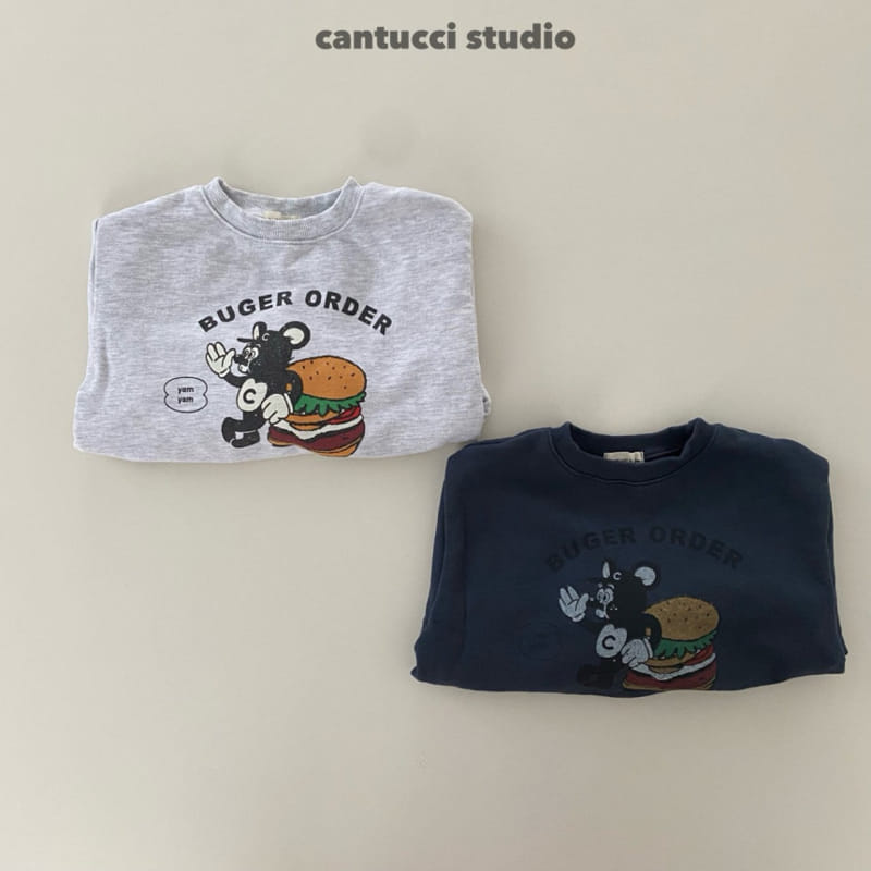 Cantucci Studio - Korean Children Fashion - #kidsshorts - Burger Sweatshirt - 4