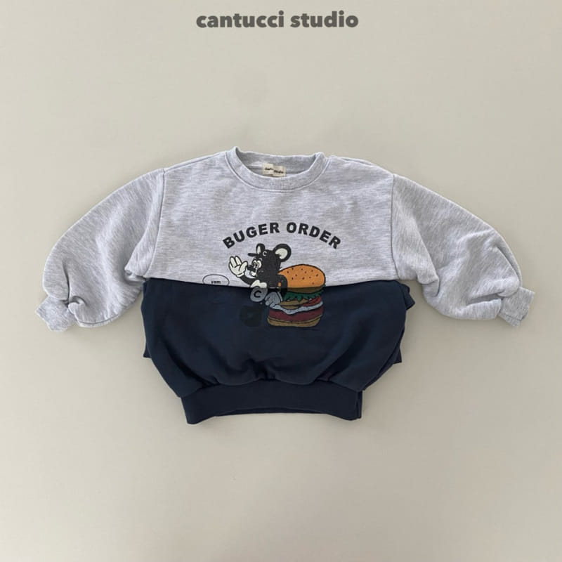 Cantucci Studio - Korean Children Fashion - #kidzfashiontrend - Burger Sweatshirt - 5