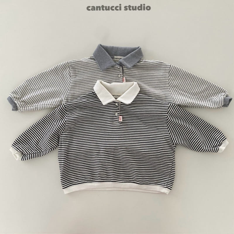 Cantucci Studio - Korean Children Fashion - #kidzfashiontrend - Tom Collar Sweatshirt