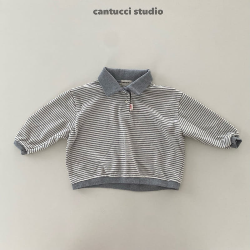 Cantucci Studio - Korean Children Fashion - #littlefashionista - Tom Collar Sweatshirt - 3