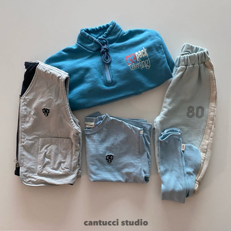 Cantucci Studio - Korean Children Fashion - #magicofchildhood - Bucks Half Zip Up Sweatshirt - 7