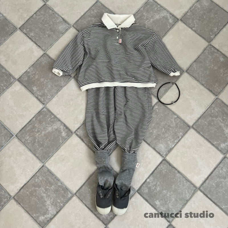 Cantucci Studio - Korean Children Fashion - #minifashionista - Tom Collar Sweatshirt - 5