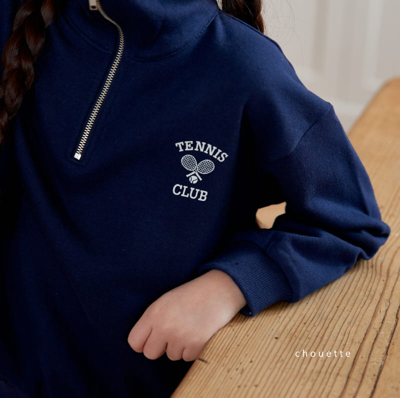 Chouette - Korean Children Fashion - #childofig - Tennis Zip Up Colllar Tee - 9