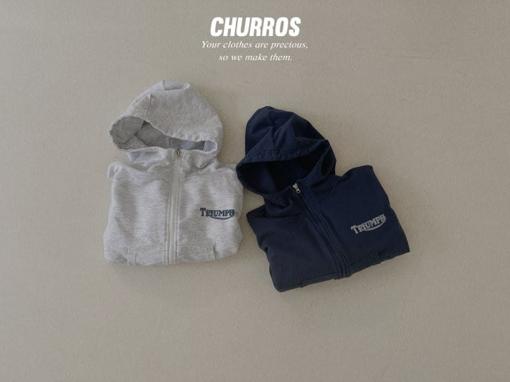 Churros - Korean Children Fashion - #childofig - Mucho Hoody Zip Up - 5