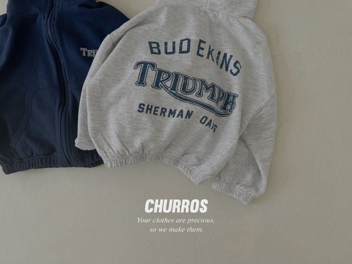 Churros - Korean Children Fashion - #discoveringself - Mucho Hoody Zip Up - 8