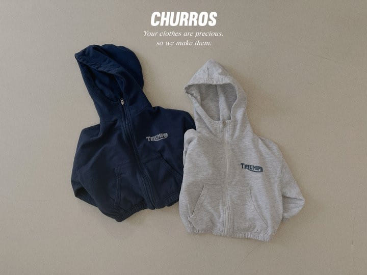 Churros - Korean Children Fashion - #prettylittlegirls - Mucho Hoody Zip Up