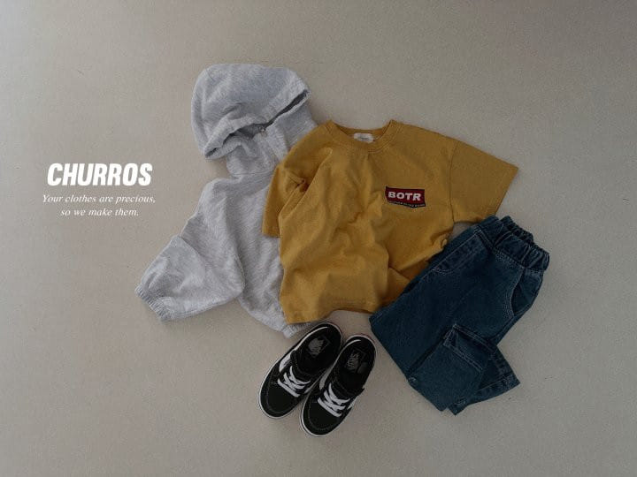 Churros - Korean Children Fashion - #toddlerclothing - Mucho Hoody Zip Up - 4