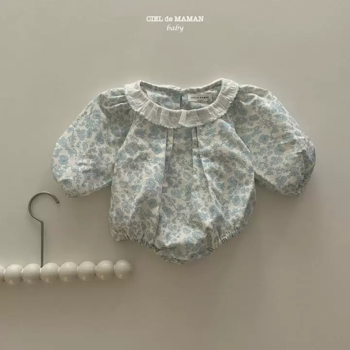 Ciel De Maman - Korean Baby Fashion - #babylifestyle - Flower Pintuck Body Suit - 5