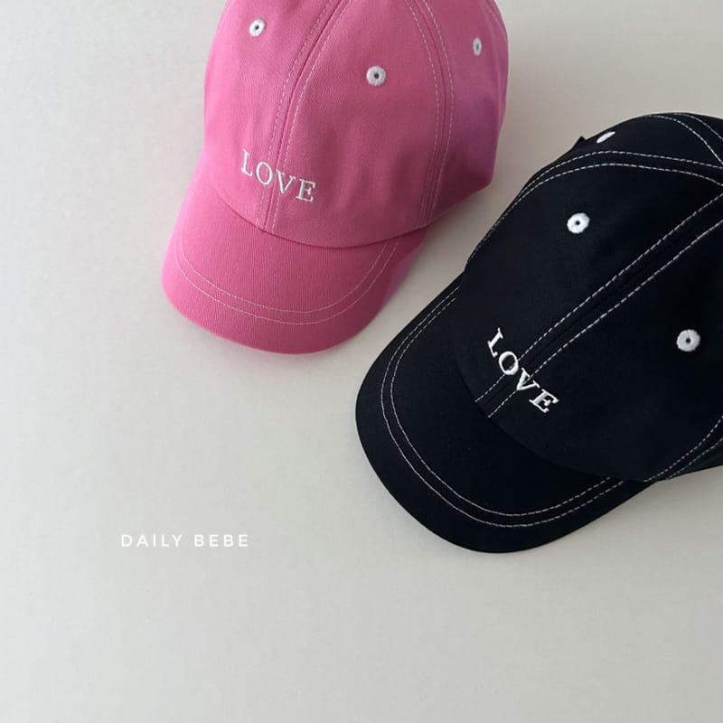 Daily Bebe - Korean Children Fashion - #childofig - Love Ball Cap - 8