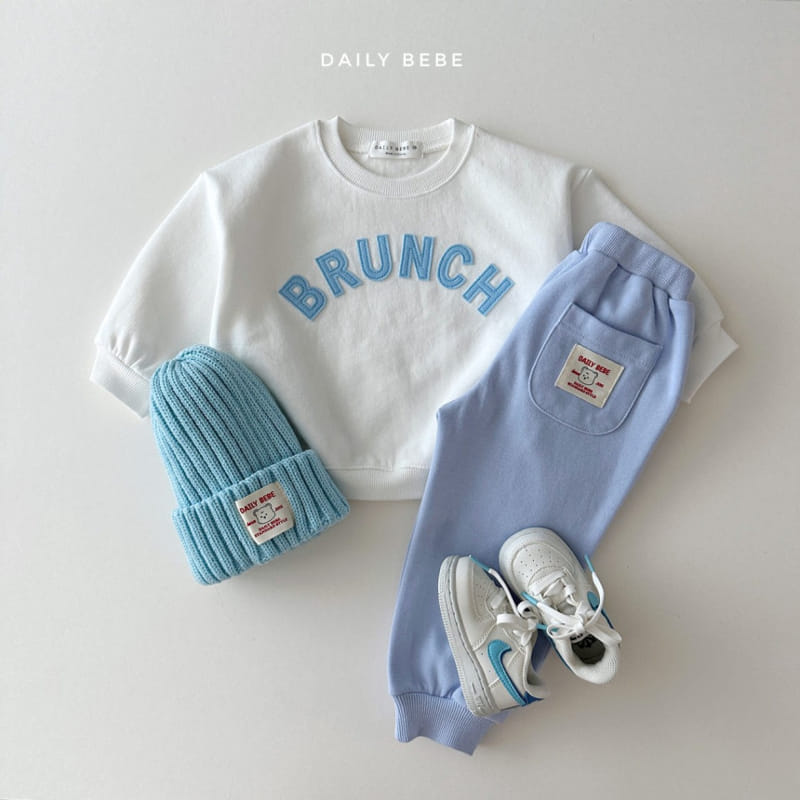 Daily Bebe - Korean Children Fashion - #childofig - Brunch Sweatshirt - 2