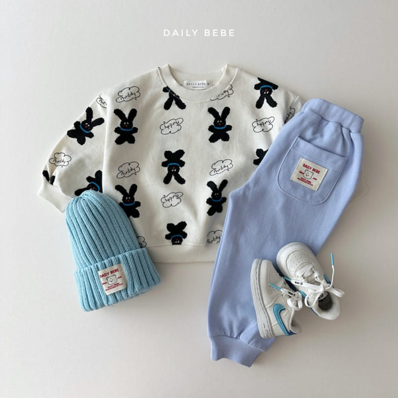 Daily Bebe - Korean Children Fashion - #magicofchildhood - Patch Jogger Pants - 10