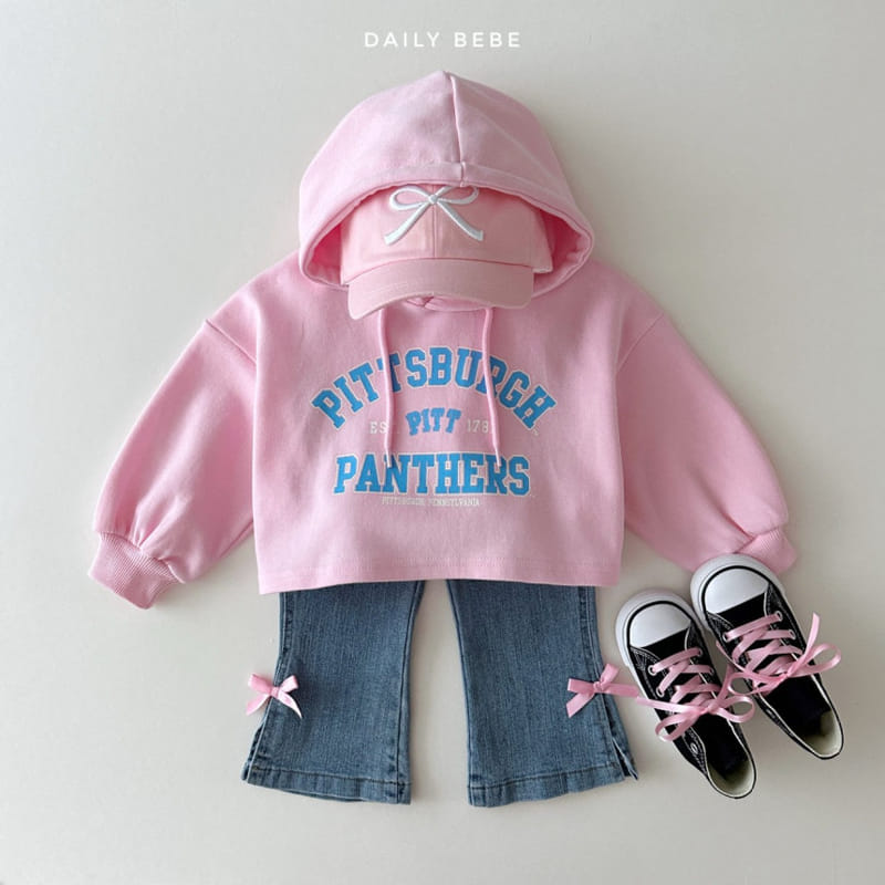 Daily Bebe - Korean Children Fashion - #todddlerfashion - Pittsburgher Hoody Tee - 4