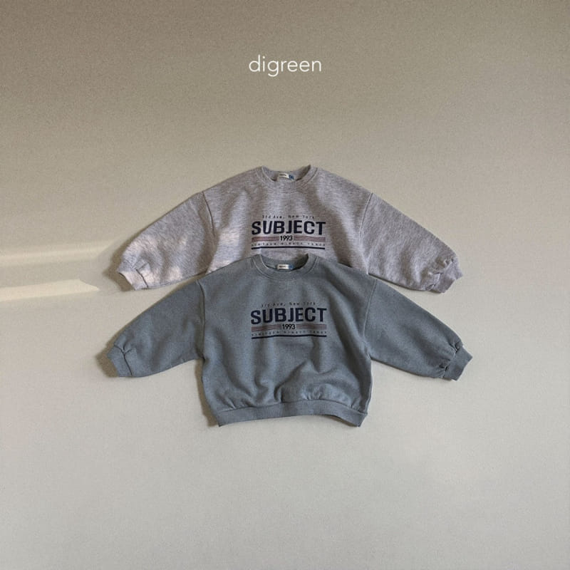 Digreen - Korean Children Fashion - #designkidswear - Subject Sweatshirt - 2