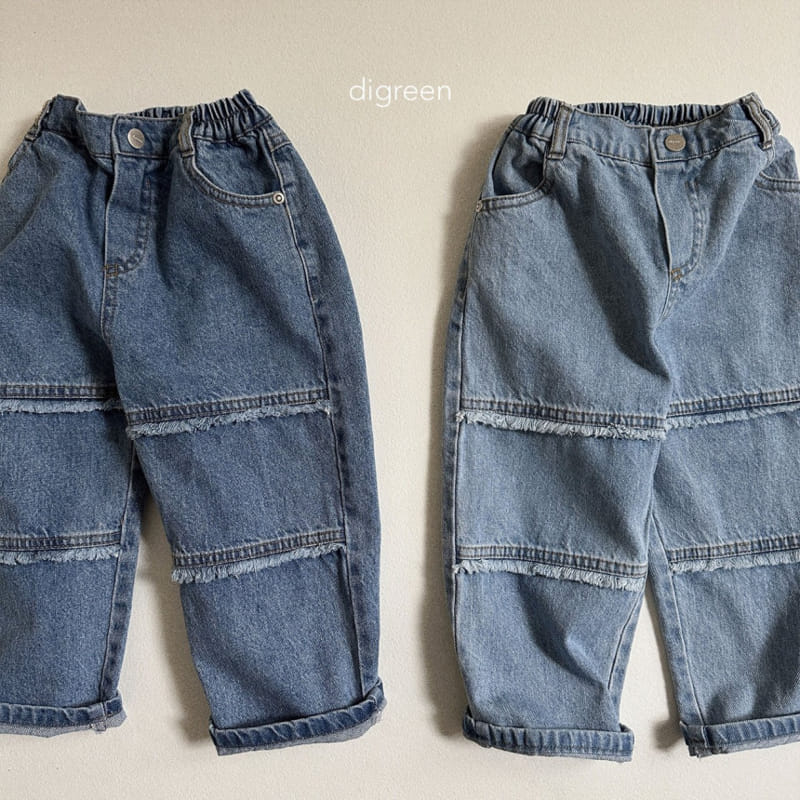 Digreen - Korean Children Fashion - #kidsshorts - Dougie Denim Pants - 3