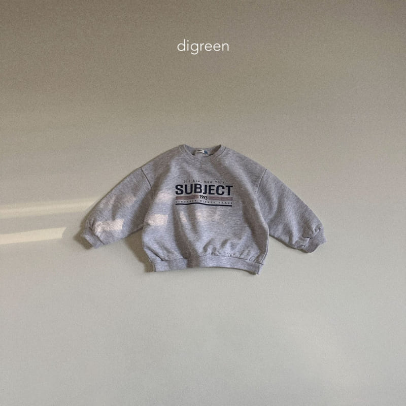 Digreen - Korean Children Fashion - #kidzfashiontrend - Subject Sweatshirt - 7