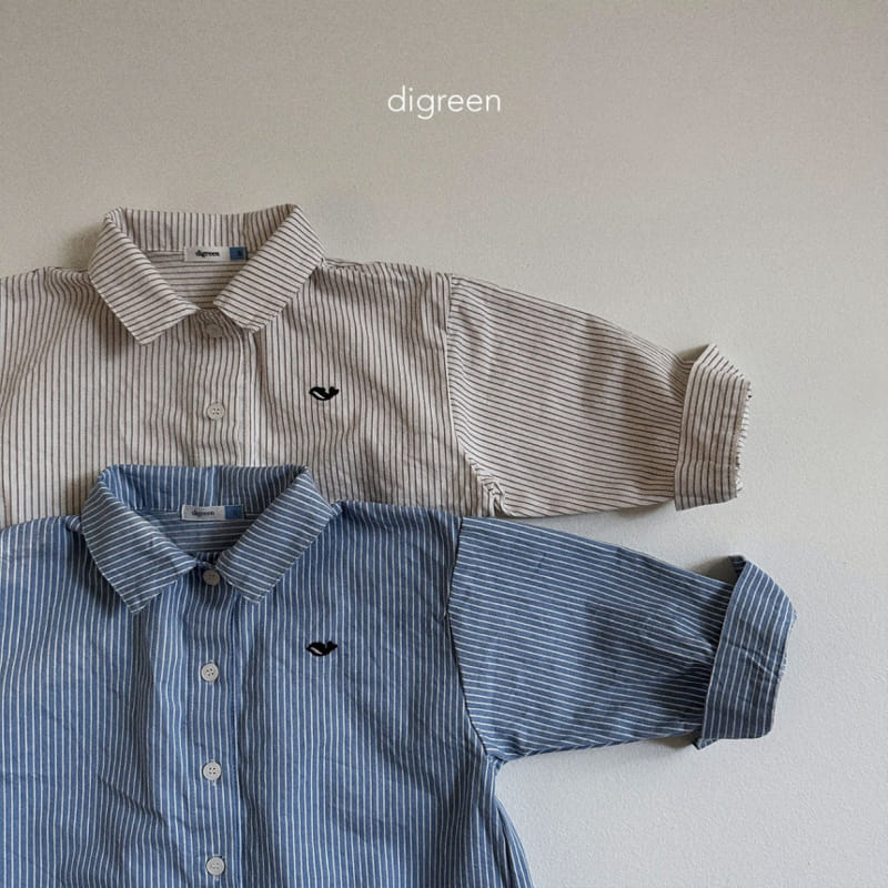 Digreen - Korean Children Fashion - #littlefashionista - Dolphin ST Shirt