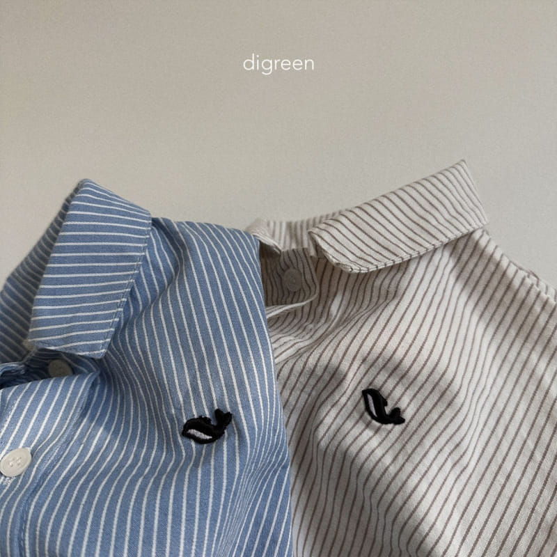 Digreen - Korean Children Fashion - #magicofchildhood - Dolphin ST Shirt - 2