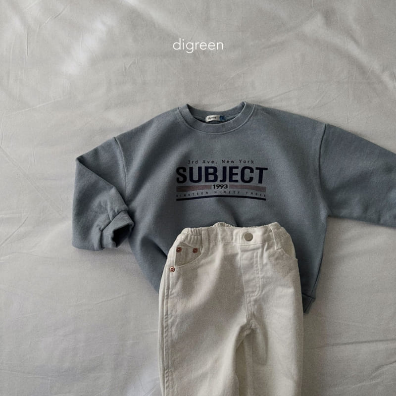 Digreen - Korean Children Fashion - #minifashionista - Subject Sweatshirt - 11