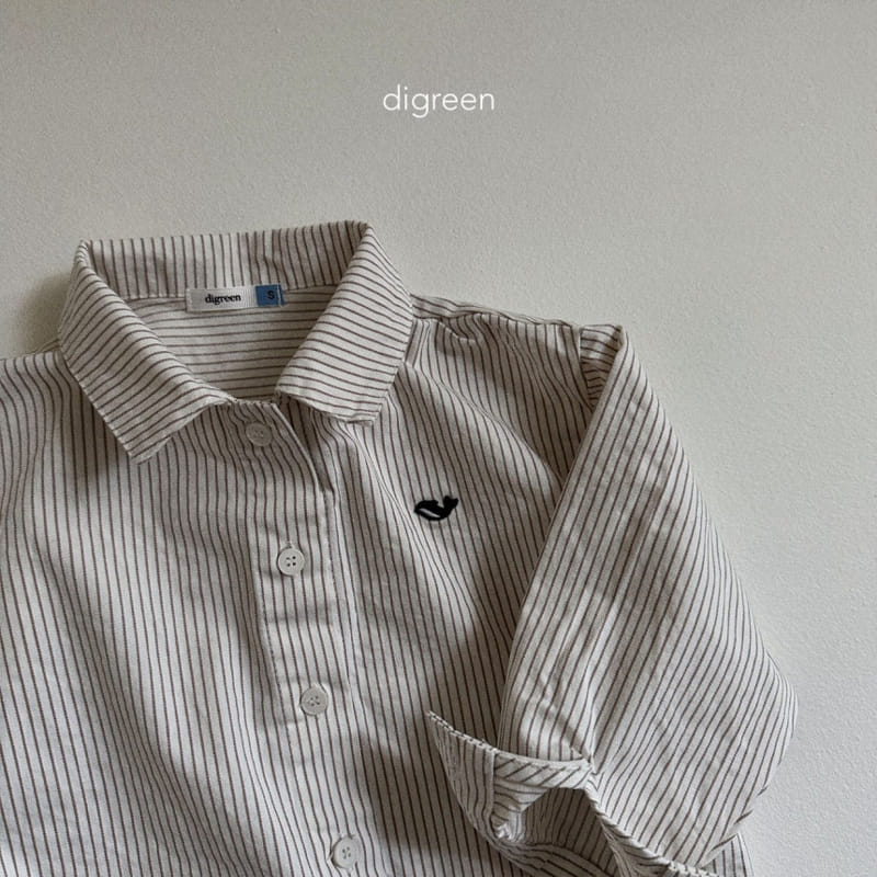 Digreen - Korean Children Fashion - #toddlerclothing - Dolphin ST Shirt - 6