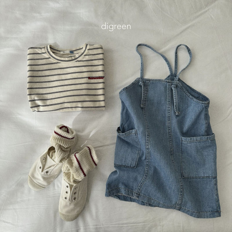 Digreen - Korean Children Fashion - #toddlerclothing - Loose Denim One-Piece - 10