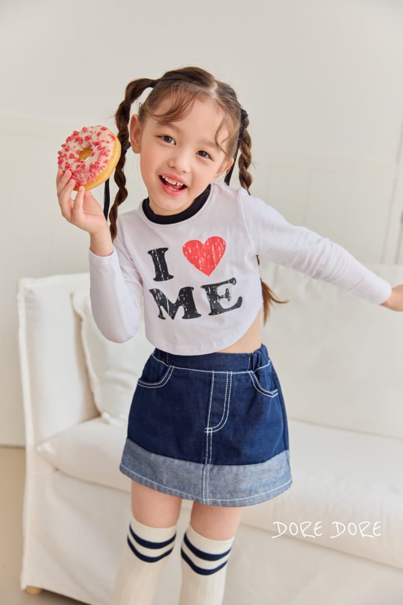 Dore Dore - Korean Children Fashion - #childrensboutique - Love Me Crop Tee - 2